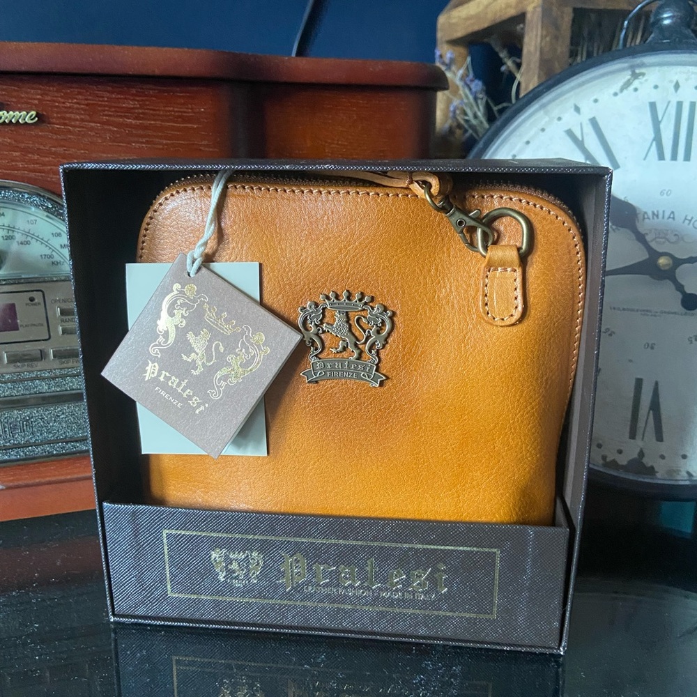 Pratesi Firenze Leather Crossbody Bag